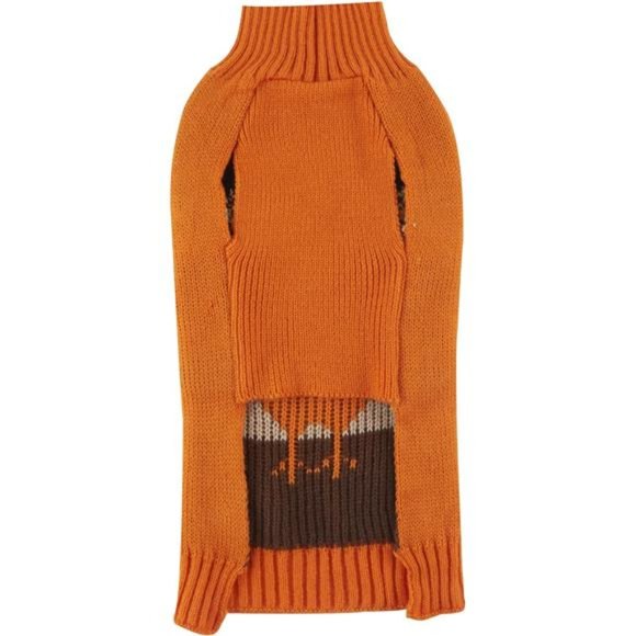 Thanksgiving Fall Dog Clothes Turkey Dog Sweater for Dogs, Large (L) Size 16" - Picture 6 of 7